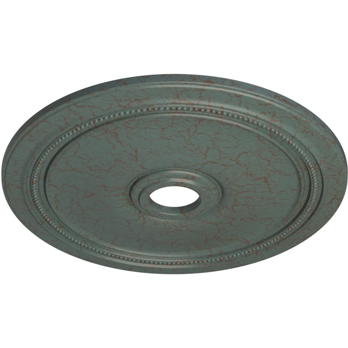 Ekena Millwork Cm24Dicbc Diane Ceiling Medallion, 24Od X 3 5/8Id X 1 1/4P (Fits Canopies Up To 6 1/4), Hand-Painted Cloud Burst