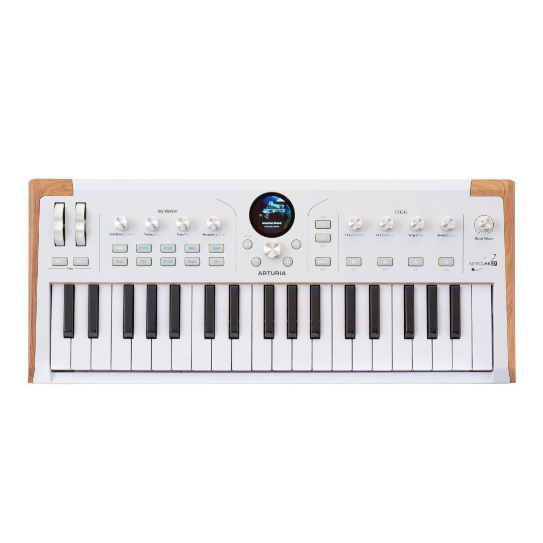 Arturia AstroLab 37-Key, Velocity-Sensitive Slim-key keybed with After ...