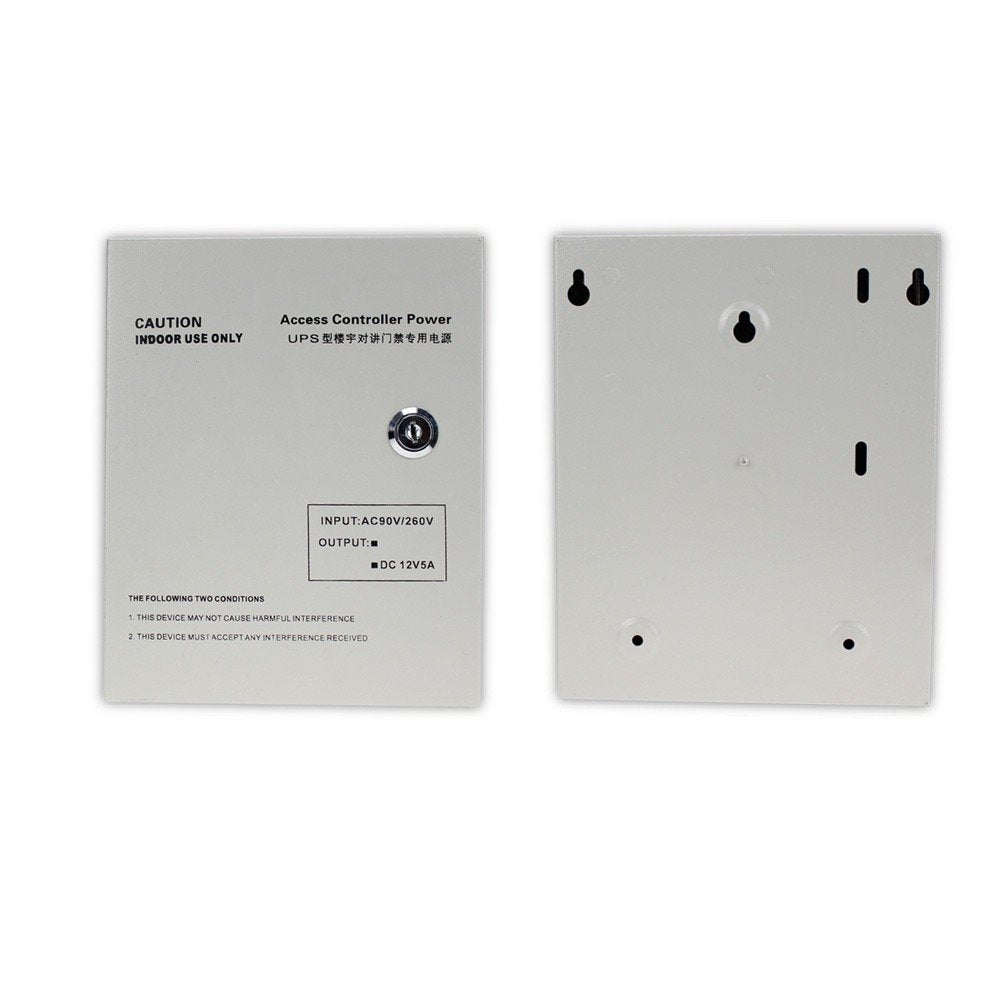 Libo Smart Home Ac90V/260V 5A Access Control Power Supply Box Dc12V Ups Backup Battery For All Kinds Of Electric Door Lock With Time Delay