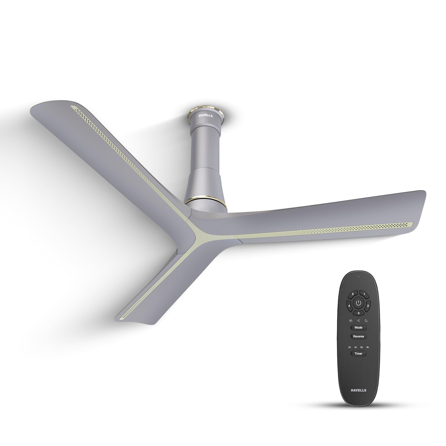Havells Inveno Lx 1200 Mm Bldc Ceiling Fan|Abs Aerodyanamic Blades|Telescopic Canopy|Timer, Breeze,Sleep,Mop Modes|Reverse Featu