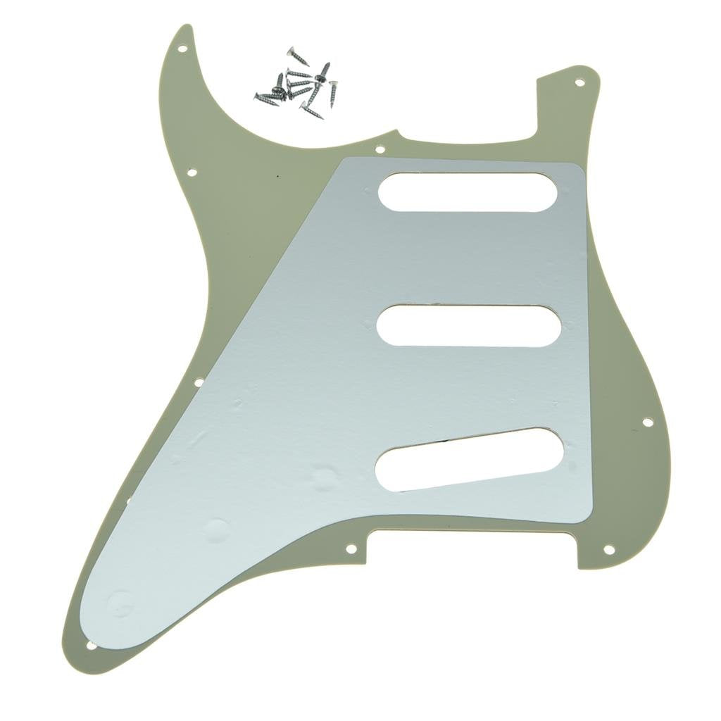 Dopro 11 Hole Vintage 62 Strat St Sss Single Coil Pickups Guitar Pickguard Scratch Plate With Screws For American Fd 62 Stratoca