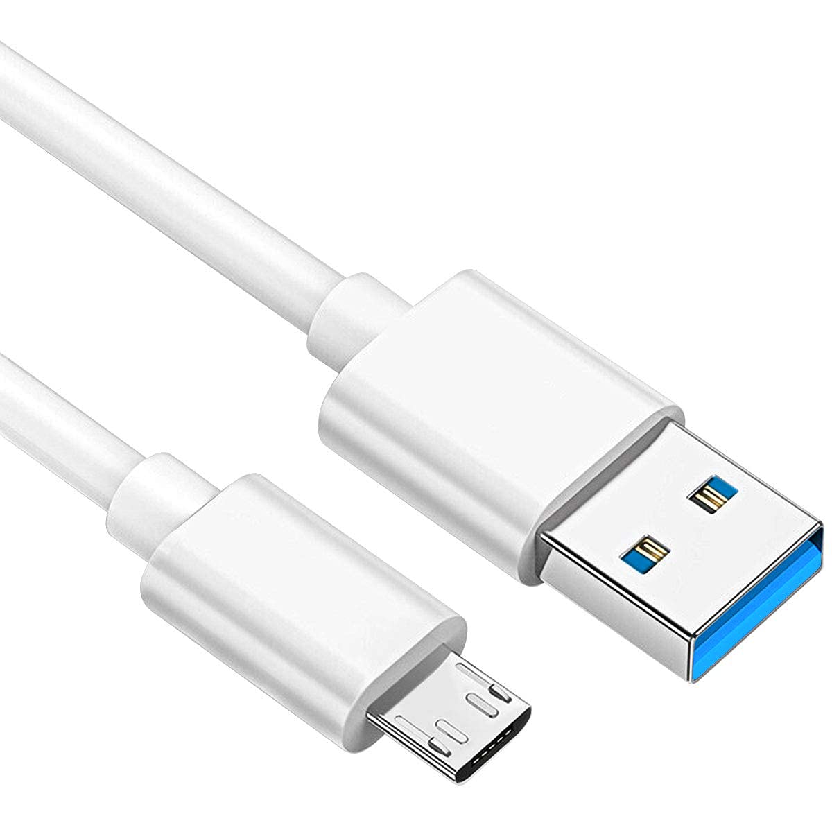 Feiyiu Usb Charger Charging Cable Cord Compatible For Ring Enabled Wi Fi Video Doorbell (2020 Release) 2/3/3 Plus/4, Peephole Cam, Camera Battery Charging Cable(6.6Ft White)