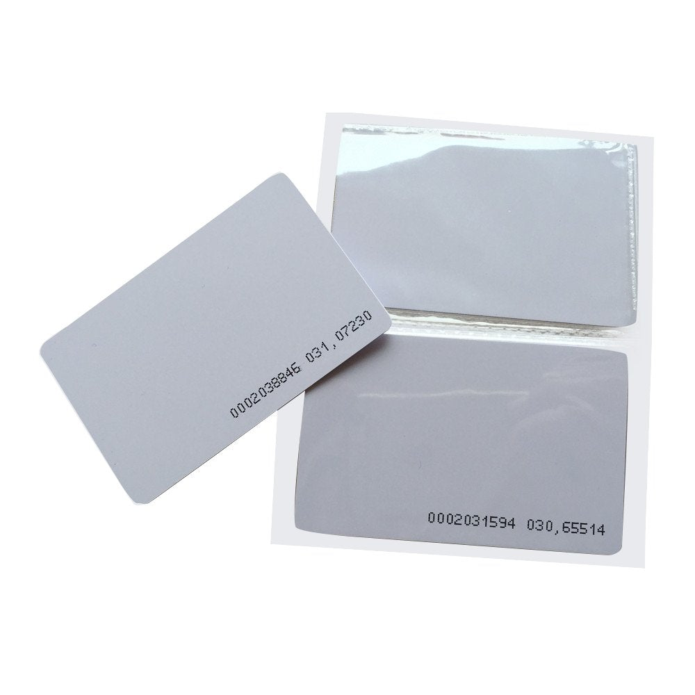 Proximity Rfid Card 125Khz Em4100 Read Only Id Smart Door Entry Access Control Plastic Card (Pack Of 10)  Yarongtech
