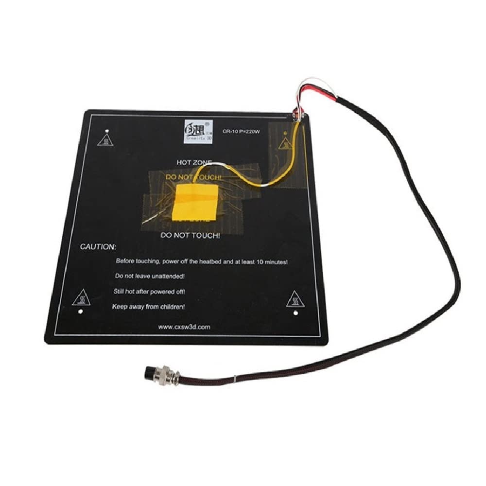 Creality Cr 10 Heated Bed 310X310X3Mm 12V Aluminum Hot Bed With Cable And Insulation Mat Compatible For Creality Cr 10 / Cr 10S