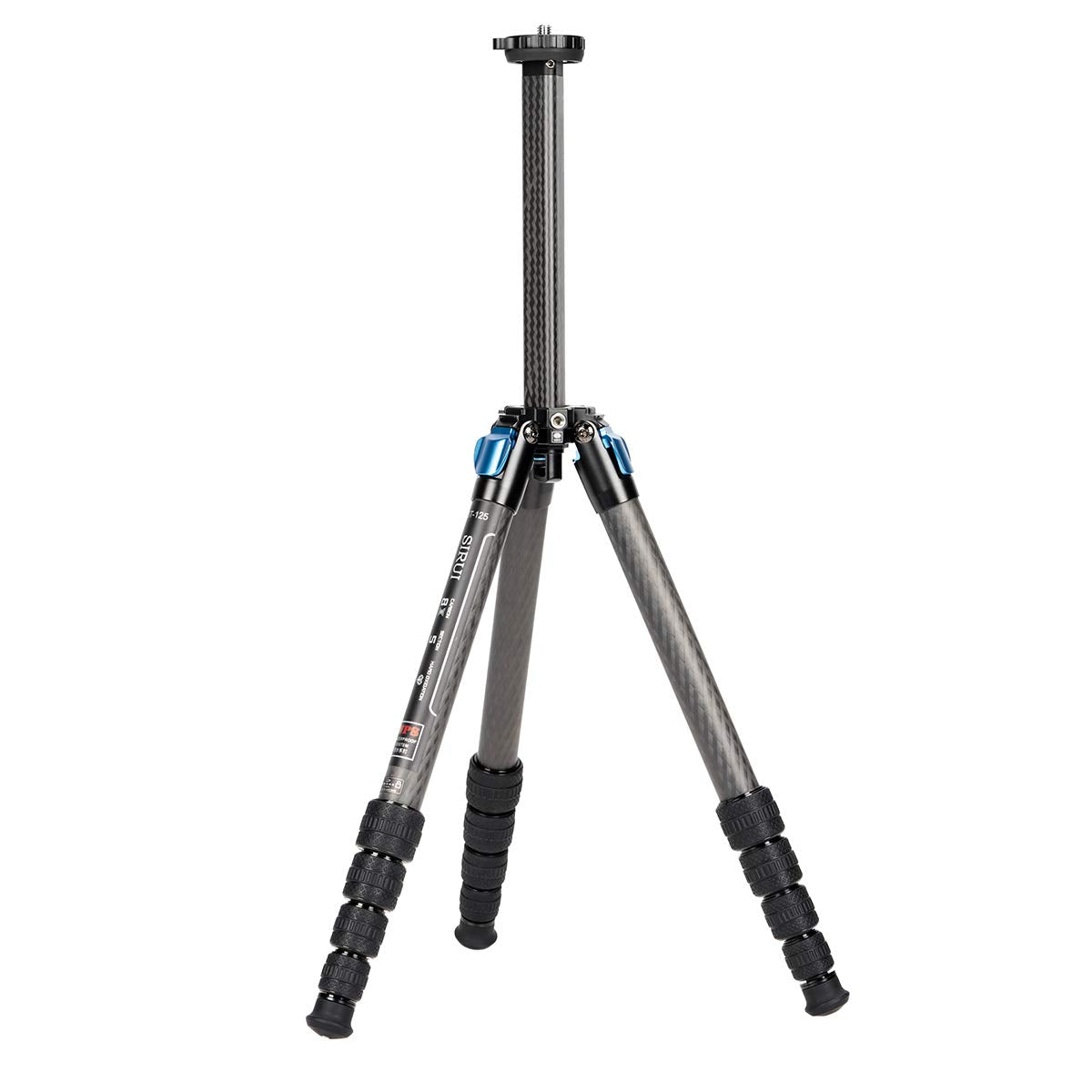 Sirui St 125 Waterproof Carbon Tripod With Triangular Center Column, Compact Lightweight Tripod,150Cm/59 Inch, Load 12Kg/26.4Lbs