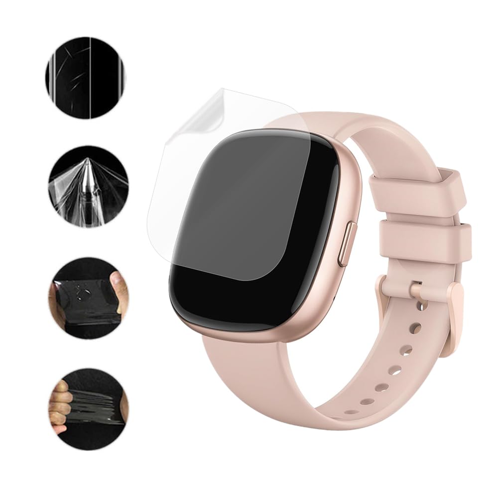 Aemus Screen Protector Compatible For Sanorum Smart Watch 1.83'' (6 Pack) Clear Tpu Soft Film For G56 Fitness Tracker Watch Scre