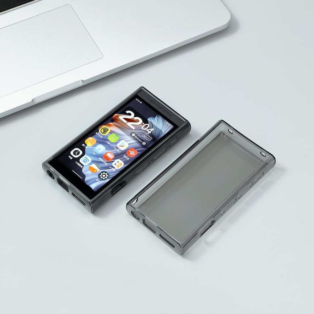 Soft Crystal Clear Tpu Protective Shell Skin Case Cover For Hiby Digital M300 Hifi Music Player (Clear Black)