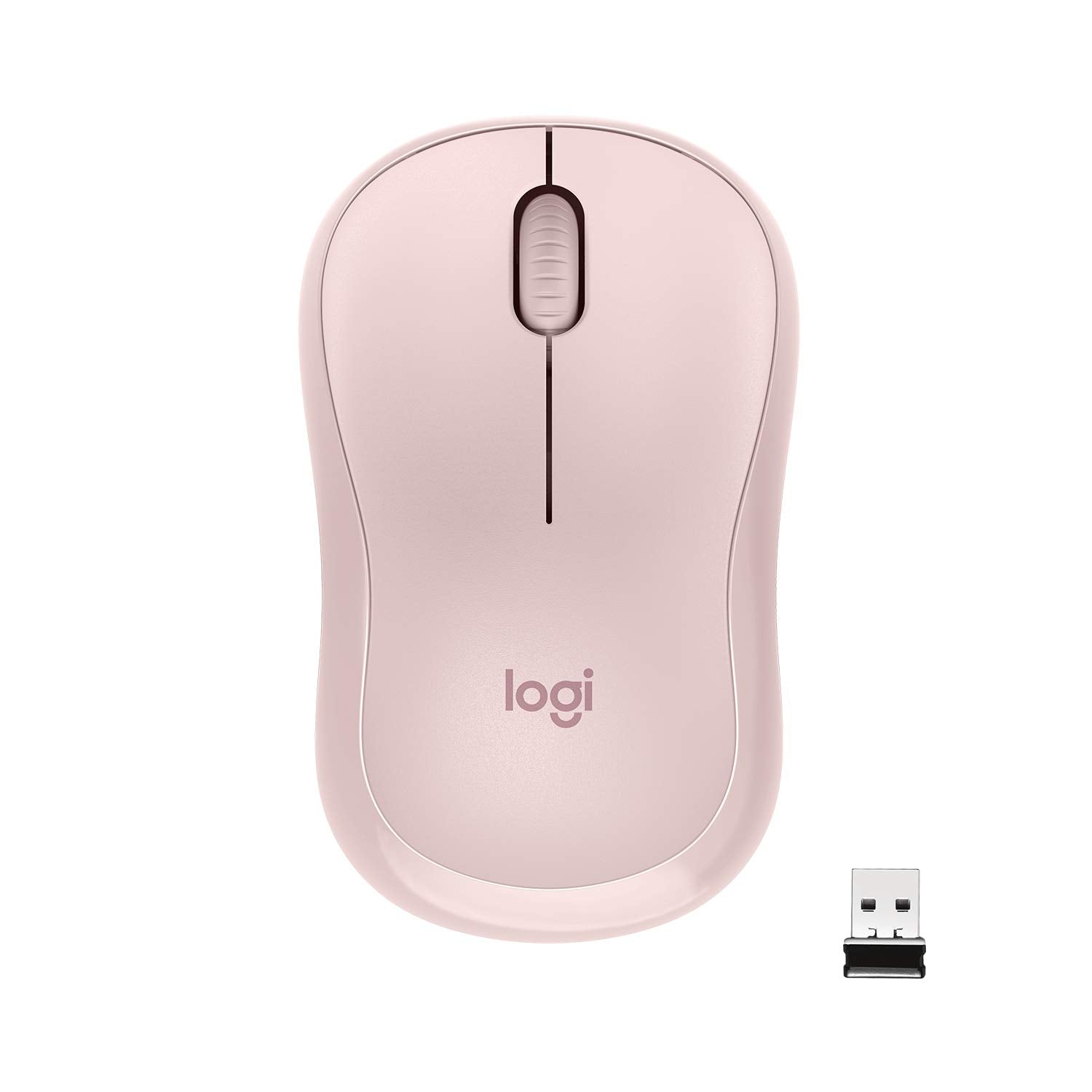 Logitech M220 Silent Wireless Mouse, 2.4 GHz with USB Receiver, 1000 DPI Optical Tracking, 18-Month Battery, Ambidextrous, Compa