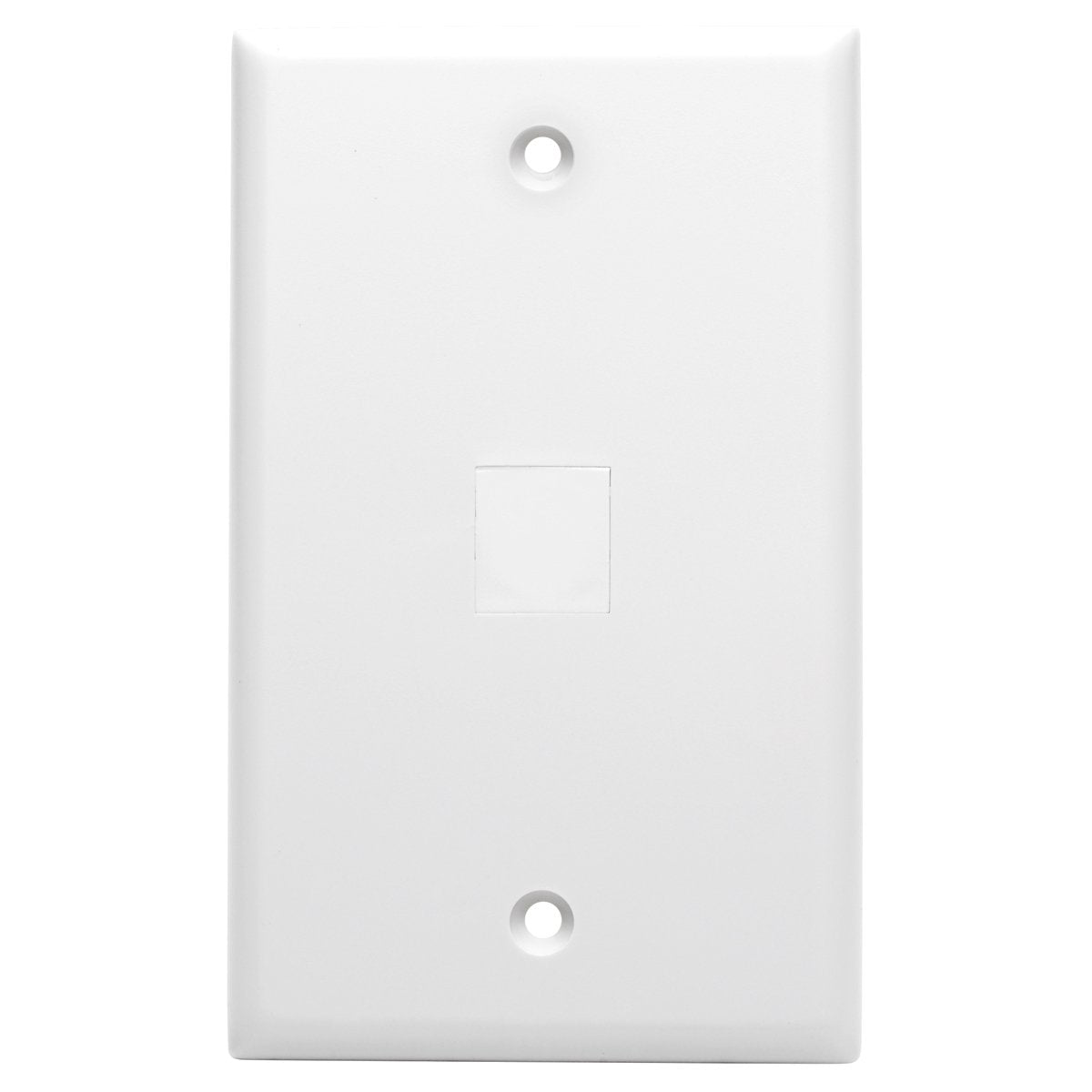 Tripp Lite Snap In Blank Keystone Jack Insert, 10 Pack, White (N040-010-Wh)