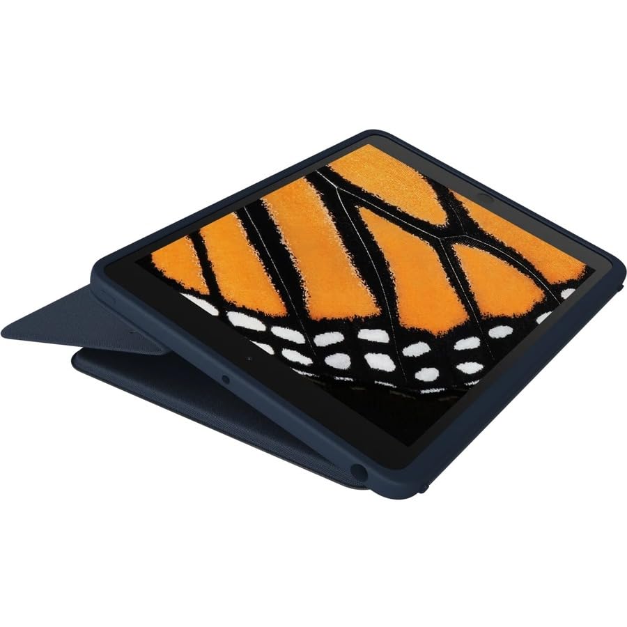 Logitech Rugged Combo 3 Rugged Keyboard/Cover Case Apple Ipad (8Th Generation), Ipad (7Th Generation) Tablet   Blue