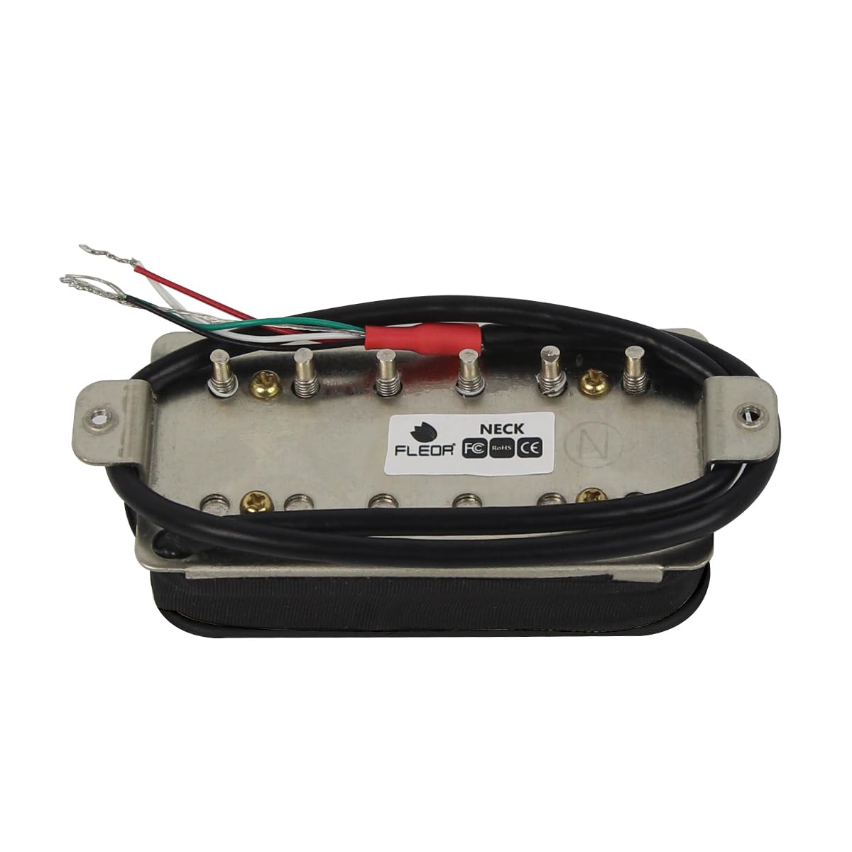 Fleor Electric Guitar Humbucker Pickups Neck Alnico 5 Pickup Black