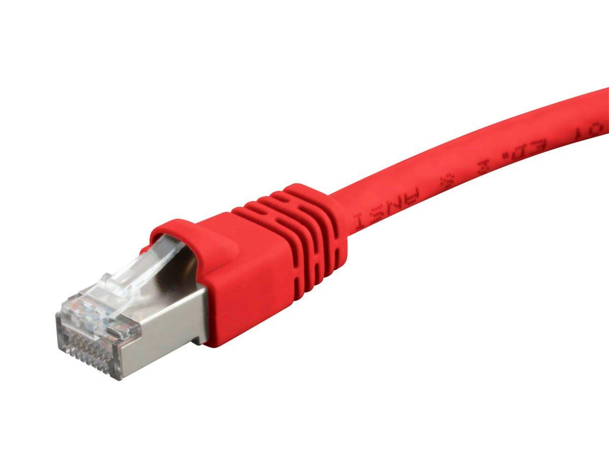 Monoprice   124314 Cat6A Ethernet Patch Cable   Network Internet Cord   Rj45, 550Mhz, Stp, Pure Bare Copper Wire, 10G, 26Awg, 0.