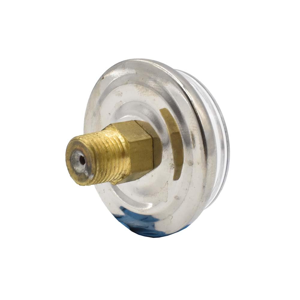 Interstate Pneumatics G2100 160 Pressure Gauge 160 Psi 1.25 Inch Diameter 1/8 Inch Npt Rear Mount