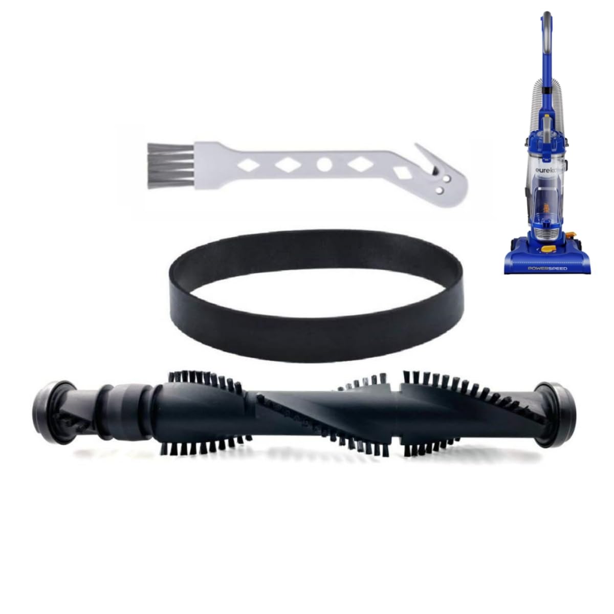 Sionlan Vacuum Replacement Parts Roller Brush Belt Compatible With Eureka Powerspeed Neu181A Neu182B Neu280 Neu202 Neu186 Neu188