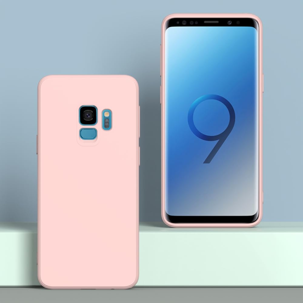 Wogroo For Samsung Galaxy S9 Case Pink, Scratch Resistant With Soft Touch, Slim Thin Phone Cover For Samsung Galaxy S9
