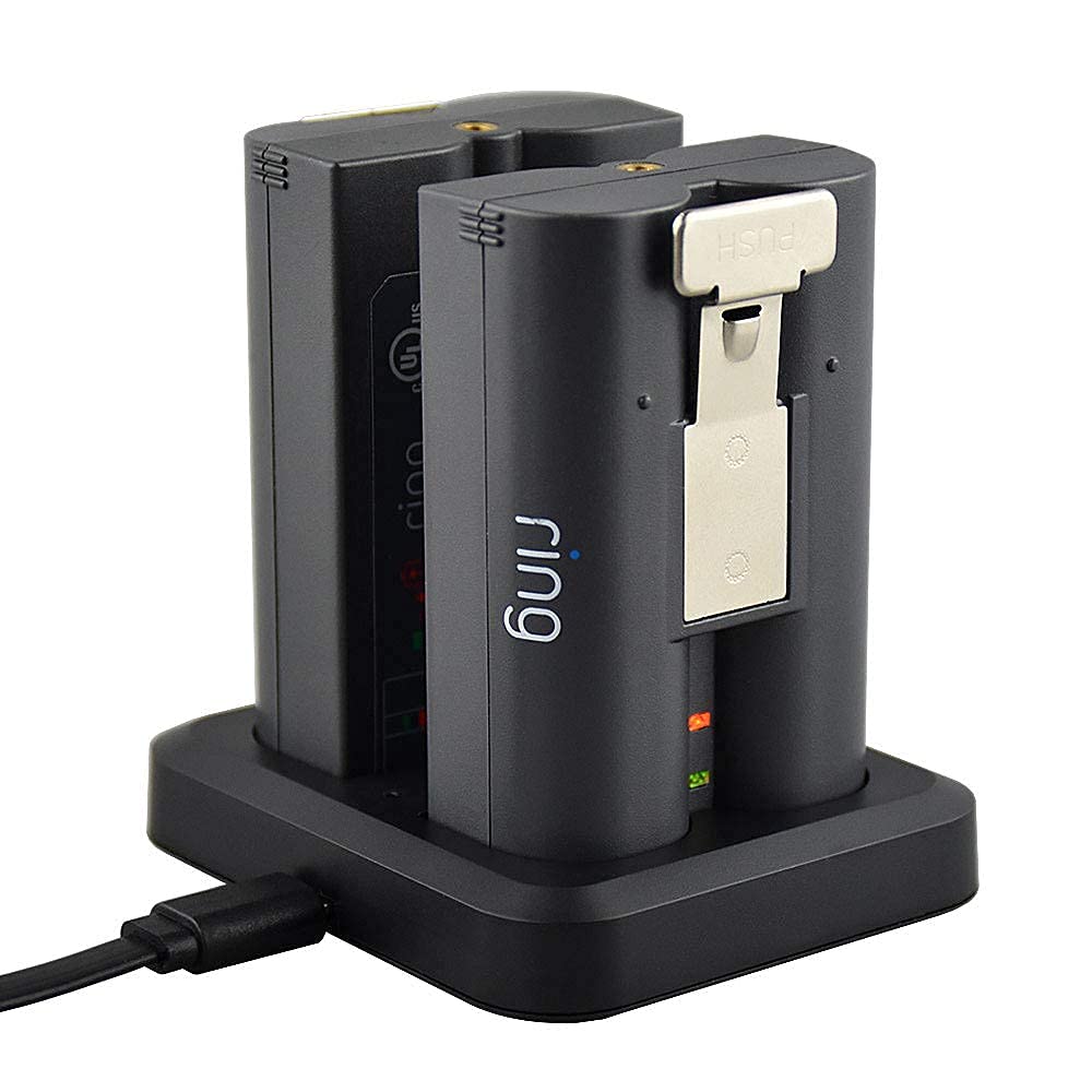 Battery Charger For Ring Rechargeable Battery,Dual Ring Battery Charger Station For Ring Spotlight Cam Battery,Ring Video Doorbe
