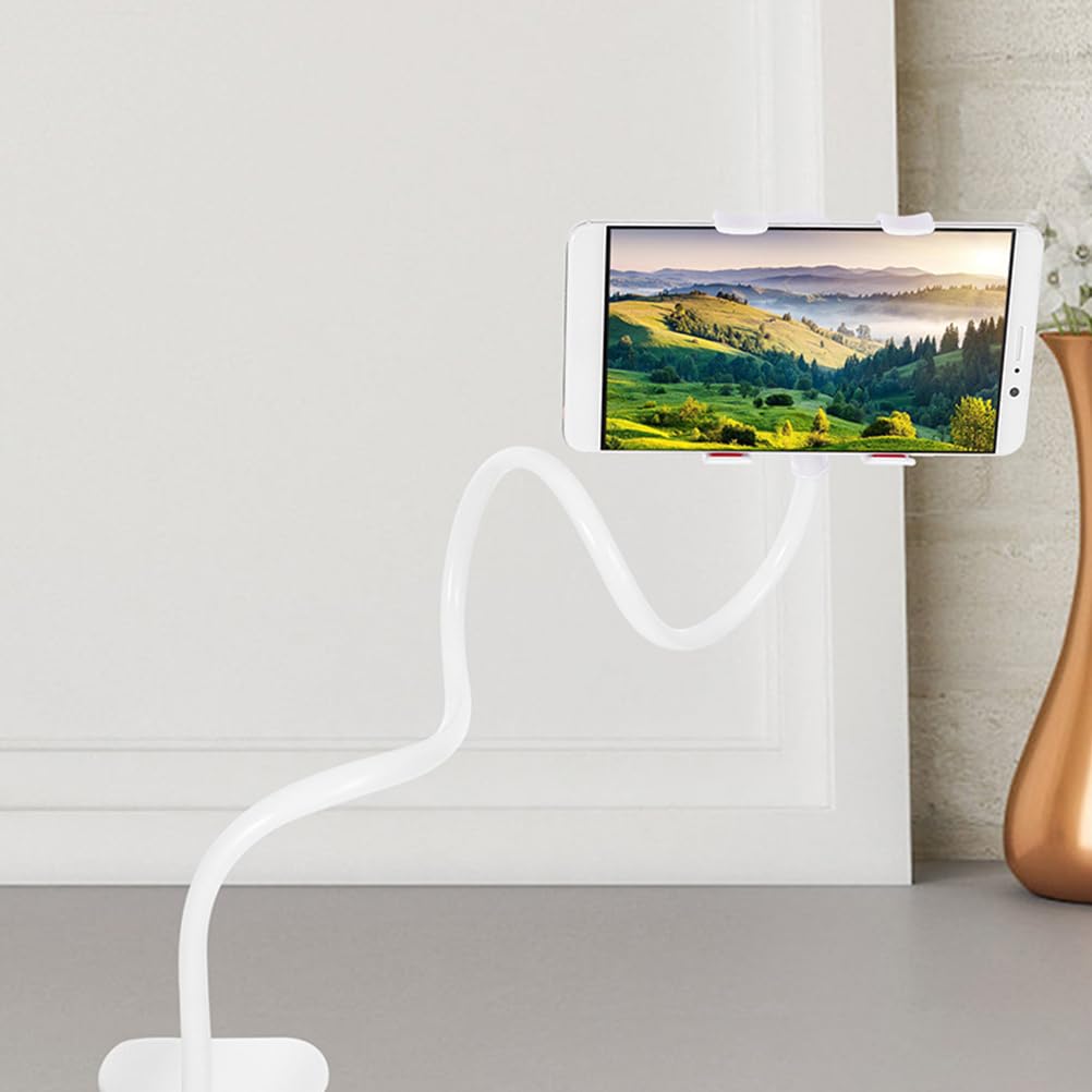 Homoyoyo 2Pcs Gooseneck Phone Holder For Bed 360 Adjustable Clamp Clip Phone Mount Holder Cell Phone Clip Support Stand Overhead