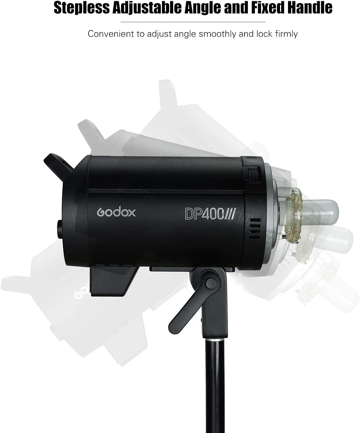Godox Dp400Iii Studio Flash 400W 5600K Bowens Mount Strobe Light With Standard Reflector 6 Colors Soft Cloth For Wedding Portrai