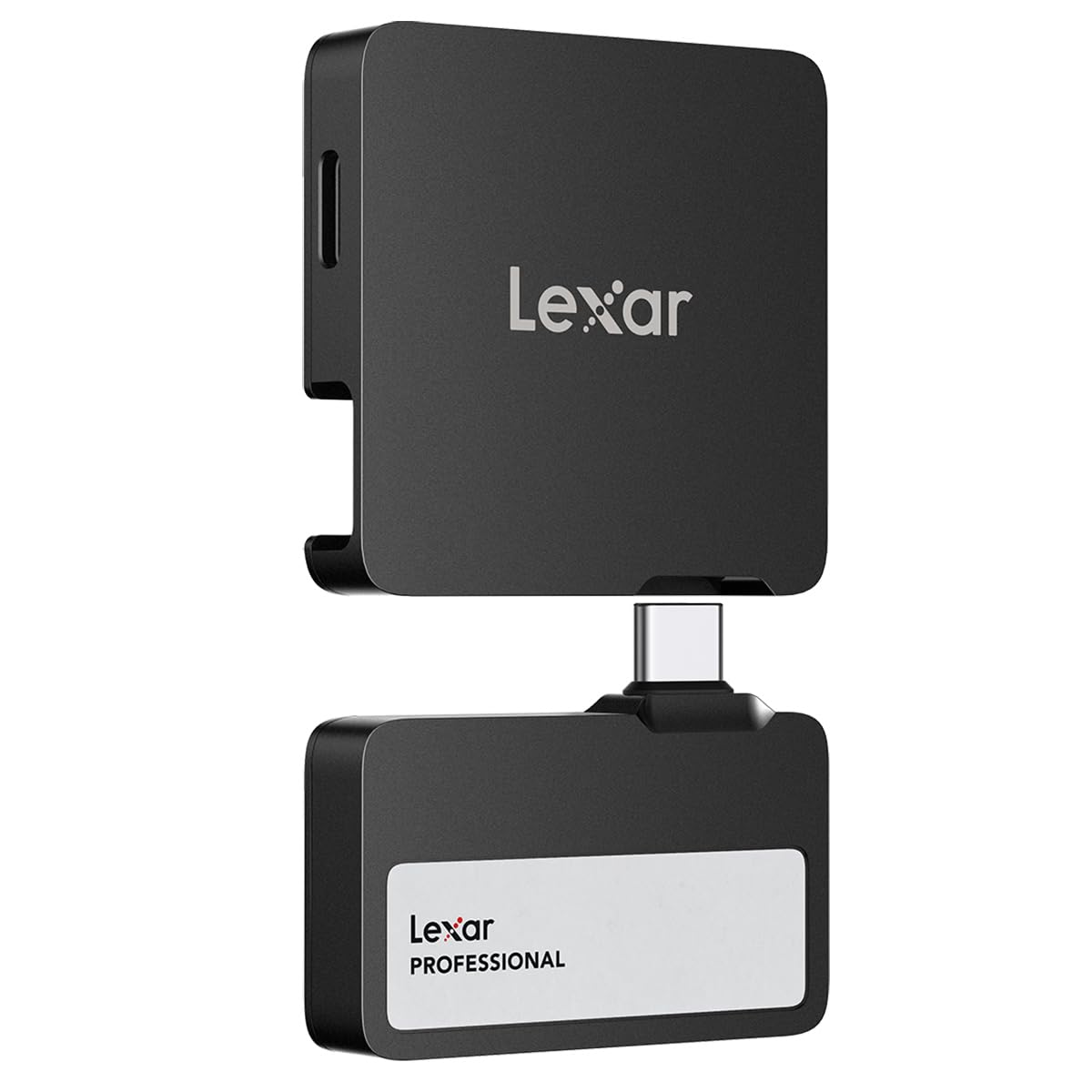 Lexar Professional Go 1TB Portable SSD with Hub - USB 3.2 Gen 2 Type-C, 4 USB-C Connectors, IP65 Dust and Water Resistance, Comp