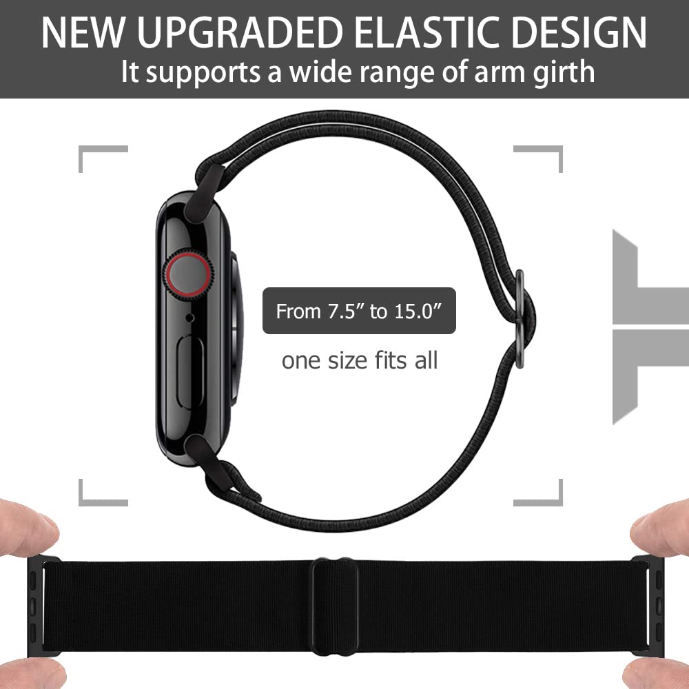Ifcase Elastic Armband Compatible With Apple Watch 49Mm 45Mm 44Mm 42Mm Iwatch Series Ultra 8 7 6 Se 5 4 3 2 Strap, Sport Workout