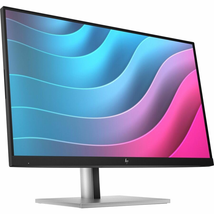HP E24 G5 23.8' Full HD LCD Monitor   16:9 24' Class   in Plane Switching (IPS) Technology   Edge LED Backlight   1920 x 1080 250 Nit   5 ms   75 Hz Refresh Rate   HDMI   DisplayPort   U,Black