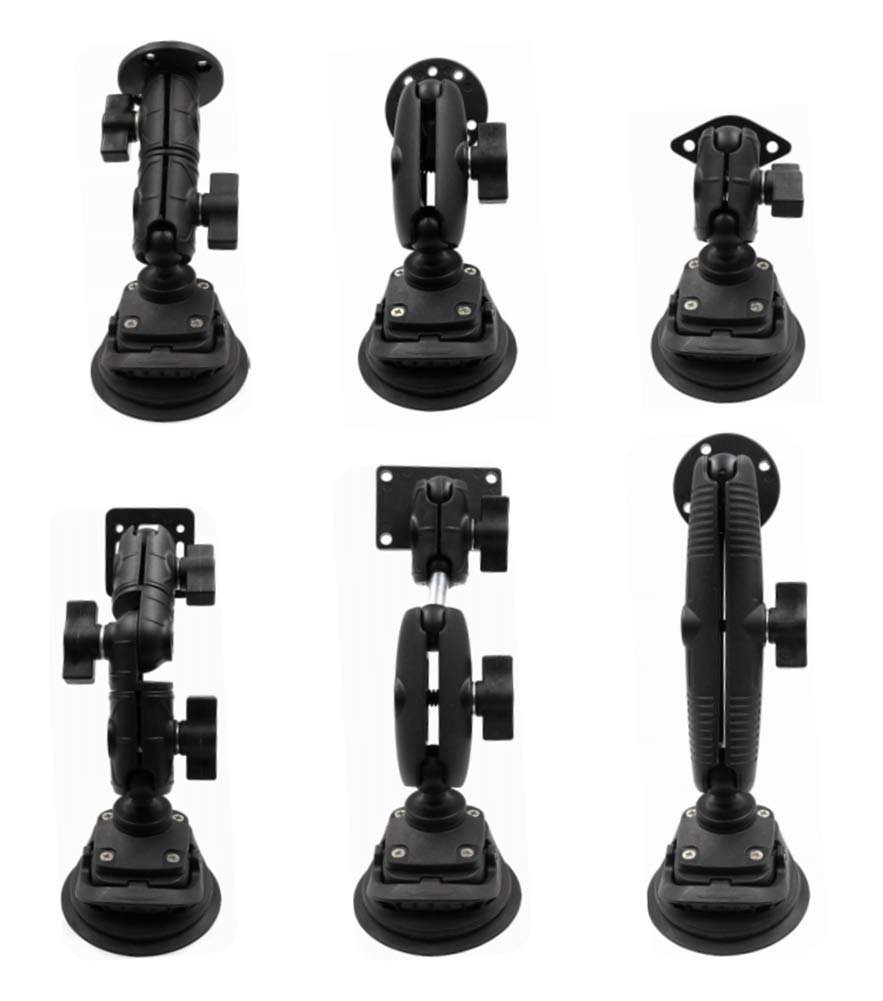 Strg 1'' Ball Mounts Base Adapter With Suction Cup, Ball Base Mount Compatible With Ram And 1' Ball Systems From Arkon, Ibolt And Tackform Enterprise Series