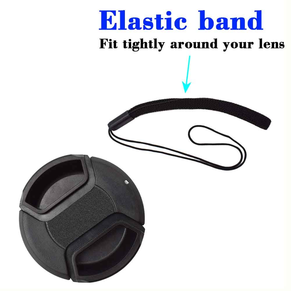 40.5Mm Snap-On Lens Cap Cover With Keeper For Sony E-Mount 16-50Mm F3.5-5.6 Lens For Sony Alpha A6600 A6500 A6400 A6300 A6100 A6