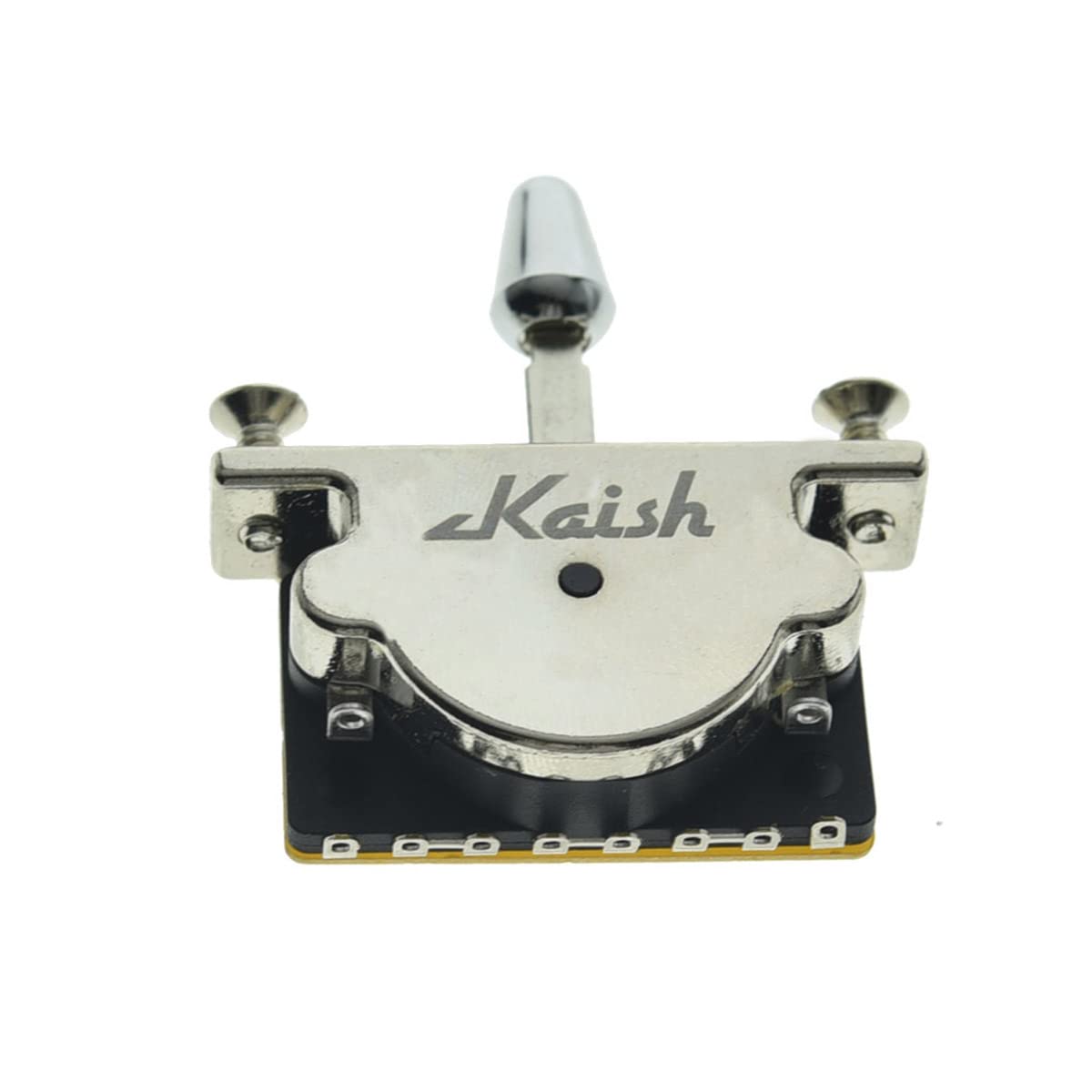 Kaish Heavy Duty 3 Way Guitar Pickup Lever Switch Pickup Selector Switch For Strat Tele With Plastic Chrome Tip