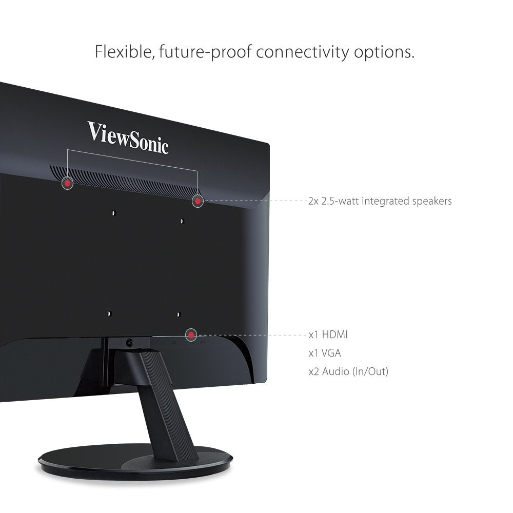 Viewsonic Va2759 Smh 27 Inch Ips 1080P Led Monitor With Hdmi And Vga Inputs