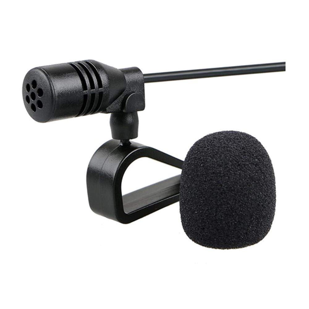 Car Microphone 3.5Mm Stereo External Mic Car Radio Microphone Compatible With Kenwood Boss Corehan Power Jvc Sony Jensen Alpine