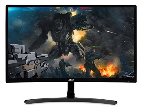 Acer Gaming Monitor 23.6    Curved Ed242Qr Abidpx 1920 X 1080 144Hz Refresh Rate Amd Freesync Technology (Display Port, Hdmi & D