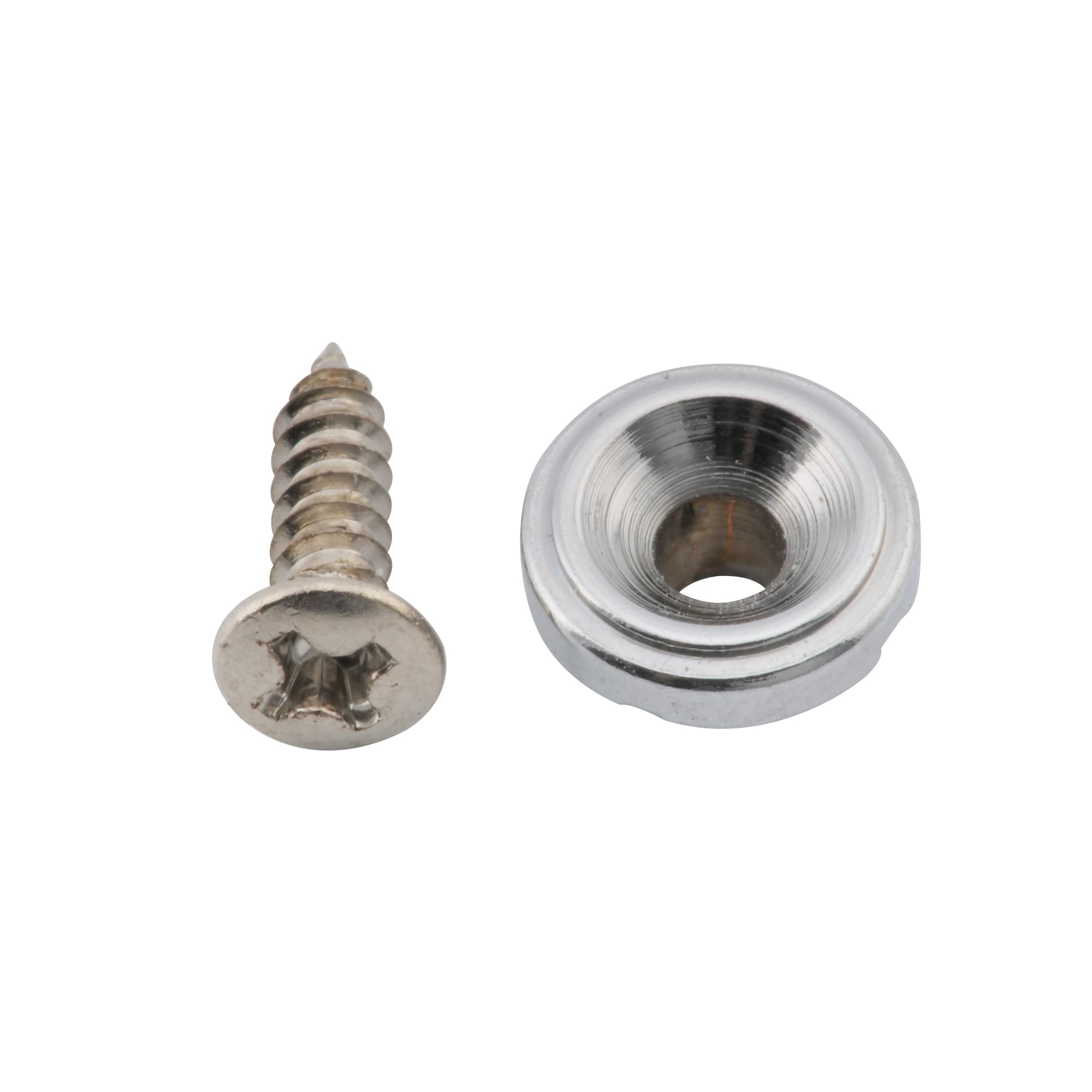 Musiclily Pro Steel Vintage Round Telecaster String Guide Retainer Tree For Tele Style Electric Guitar, Chrome