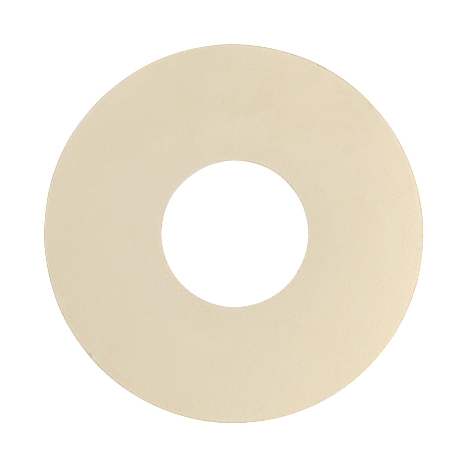 Elfcab 2 Pcs Molded Pu Ceiling Medallion For Light Fixtures And Ceiling Fans, 13Od X 3-1/2Id X 3/4 P (White)