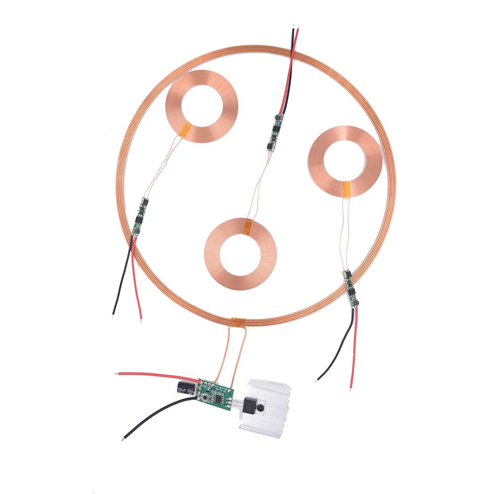 Taidacent High Power 24V 200Mm One To Many Long Distance Wireless Inductive Coil Module Wireless Charging Coil Wireless Transmit