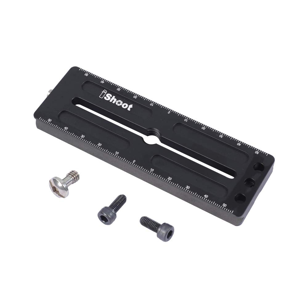 120mm Multipurpose Metal Camera Quick Release Plate Compatible with RRS / ARCA-SWISS ball head of AS standard interface