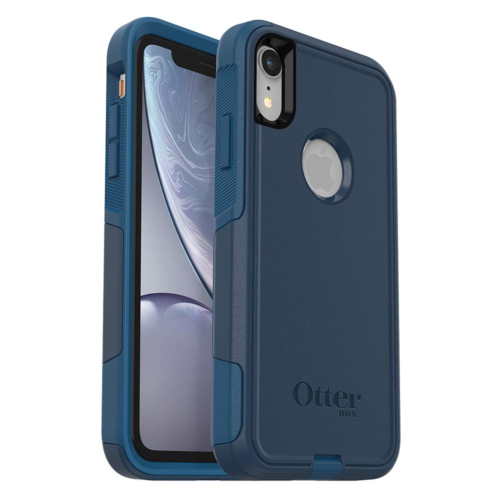Otterbox Commuter Series Case For Iphone Xr   Frustration Free Packaging   Bespoke Way (Blazer Blue/Stormy Seas Blue)
