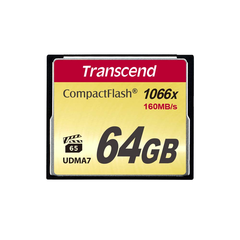 Transcend 64Gb Compactflash Memory Card 1000X (Ts64Gcf1000)
