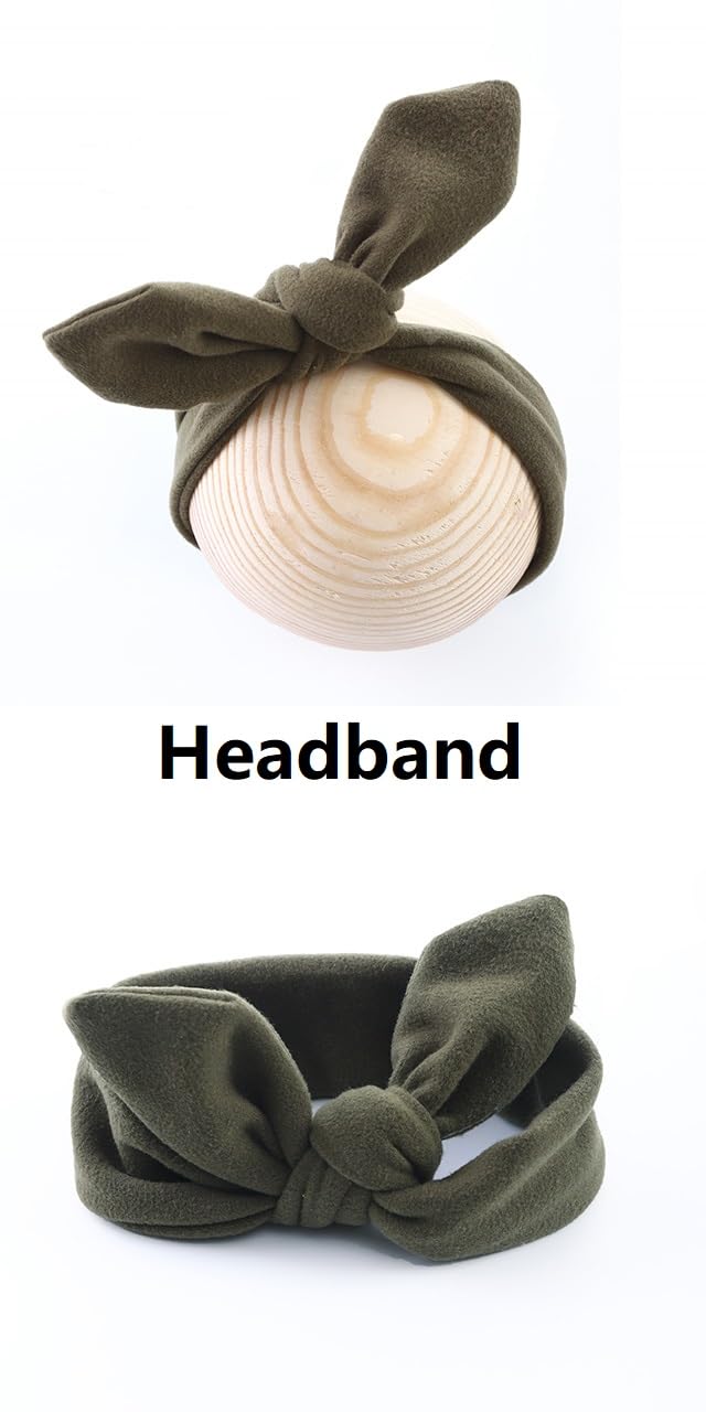 Holibeat Newborn Girl Green Velvet Lace Photography Props Baby Girl Bowknot Photoshoot Outfits Infant Lace Romper Costume 0 2M (