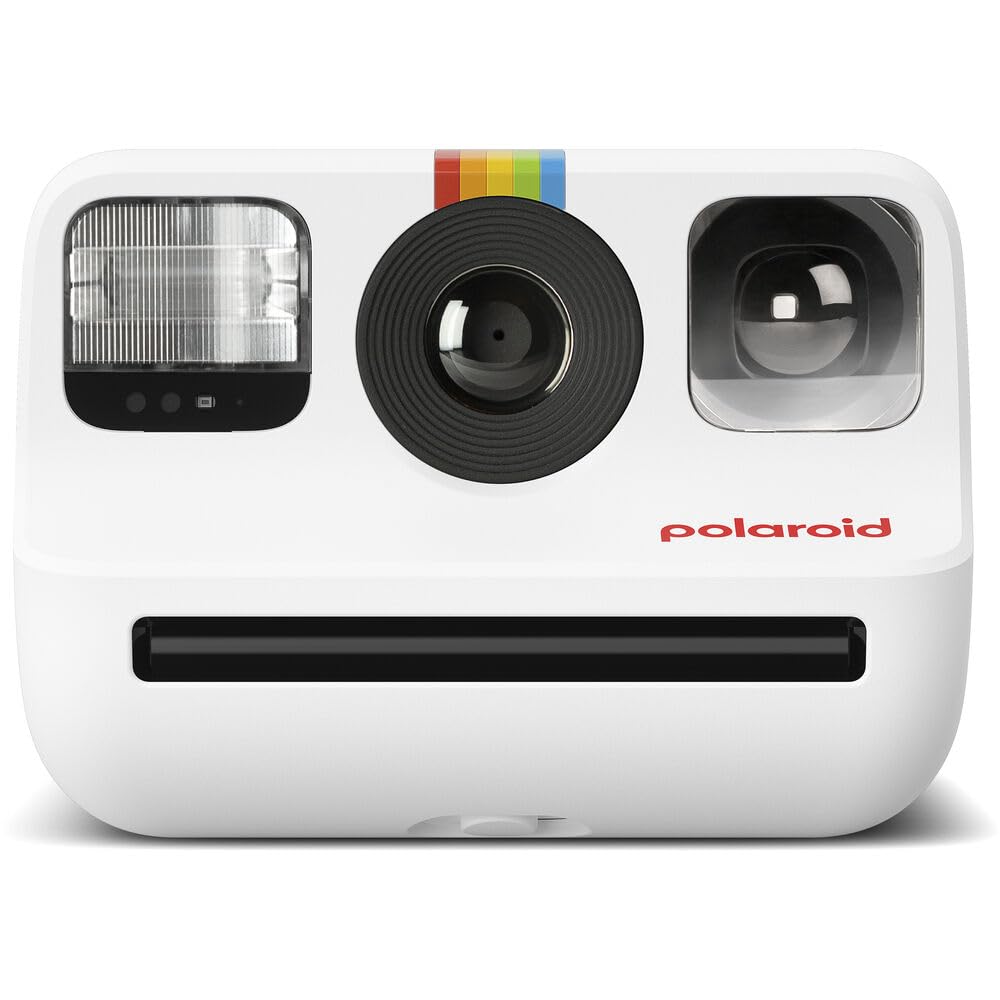 Polaroid Go Generation 2 Instant Film Camera Bundle With Polaroid Go Color Film, Double Pack And Photo Album + Cloth (4 Items) (White)
