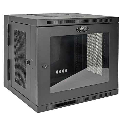 Tripp Lite 10U Wall Mount Rack Enclosure Server Cabinet With Acrylic Glass Window, Hinged, 20.5'' Deep, Switch Depth (Srw10Usg)