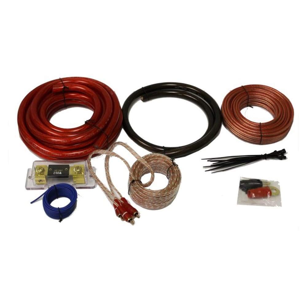 Qpower Usa Link Deluxe 0 Gauge 3000 Watt Car Amplifier Wiring Installation Kit
