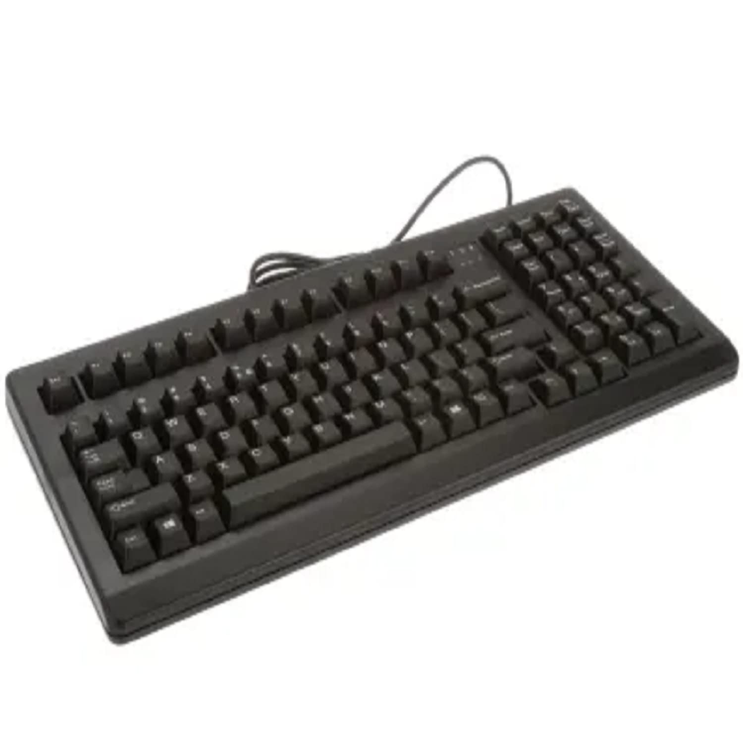 Cherry Electronics G80-1800LPCEU-2 Series G80-1800 Compact Industrial Keyboard, USB and PS/2 Interface, Mechanical Keyswitches,