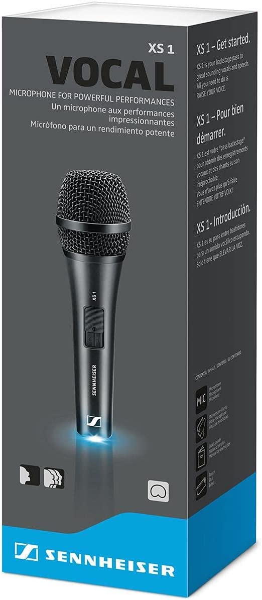 Sennheiser Xs 1 Handheld Dynamic Microphone,Black