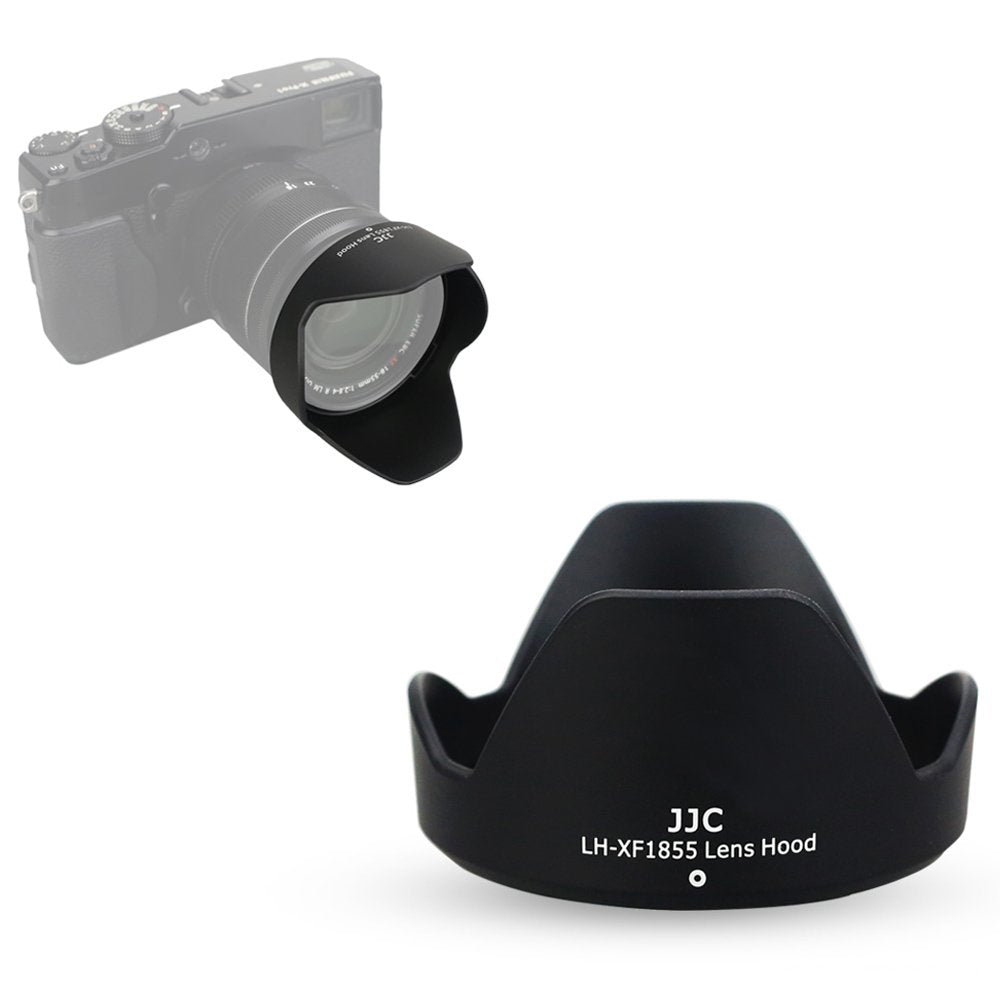Jjc Bayonet Dedicated Lens Hood For Fuji Fujifilm Fujinon Xf 18 55Mm F2.8 4 R Lm Ois Lens And Fujinon Xf 14Mm F2.8 R Lens