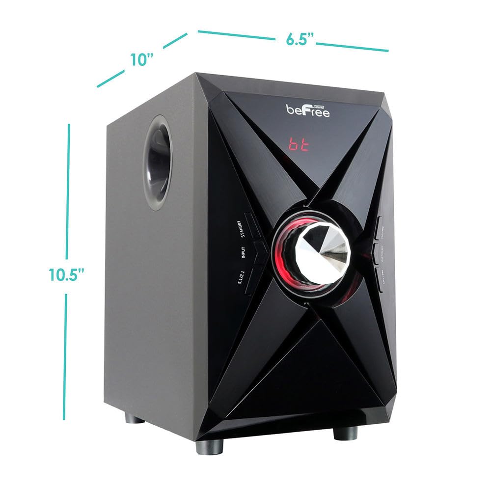 Befree Sound Bfs-420 Bluetooth Home Theater System, Red