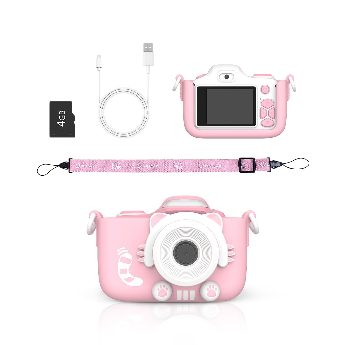Myfirst Camera 3 Mini Camera For Kids Christmas Birthday Gift For Boys Girls Adults Age 4 15 For Travel With Extra Selfie Lens 1