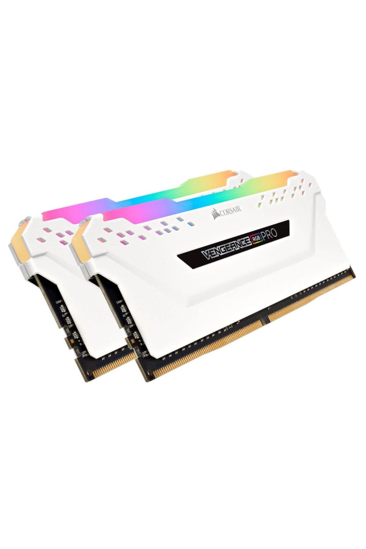 Corsair Vengeance Rgb Pro 16Gb (2X8Gb) Ddr4 3200Mhz C16 Led Desktop Memory - White