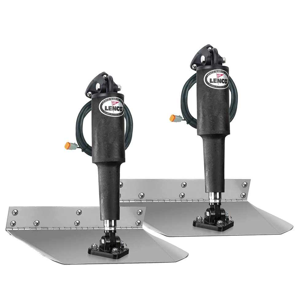 Lenco 15008 101 Trim Tab Kit, 12'' X 18'' 12V, Standard Mount