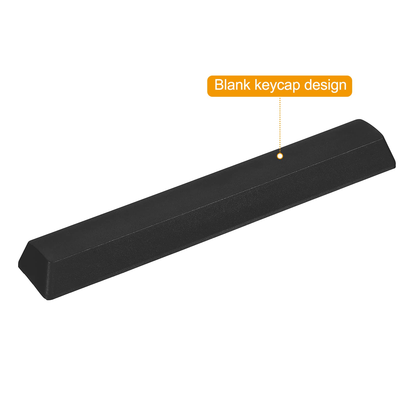 Patikil 6.25U Spacebar Keycaps, Universal Pbt Keyboard Replacement Accessories For Mx Mechanical Keyboard, Black