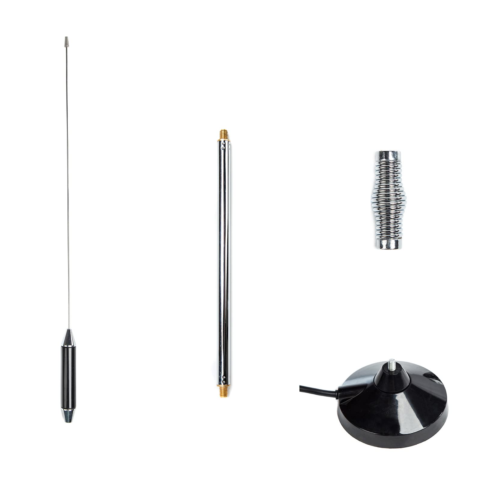 Cb Antenna 28 Inch 27 Mhz Cb Radio Antenna Full Kit With Heavy Duty Magnet Mount Mobile/Car Radio Antenna Compatible With Presid